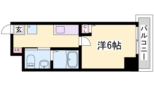 u-ro湊川公園前の物件間取画像